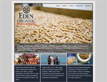Tablet Screenshot of edenpasta.com